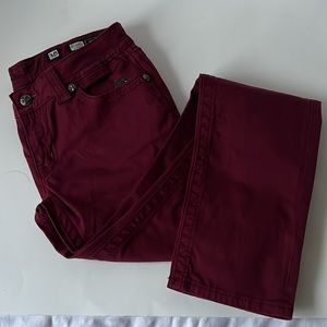 Miss Me Jeans Skinny Red Pants New Size 30